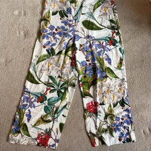 Zara women's cropped lightweight pants